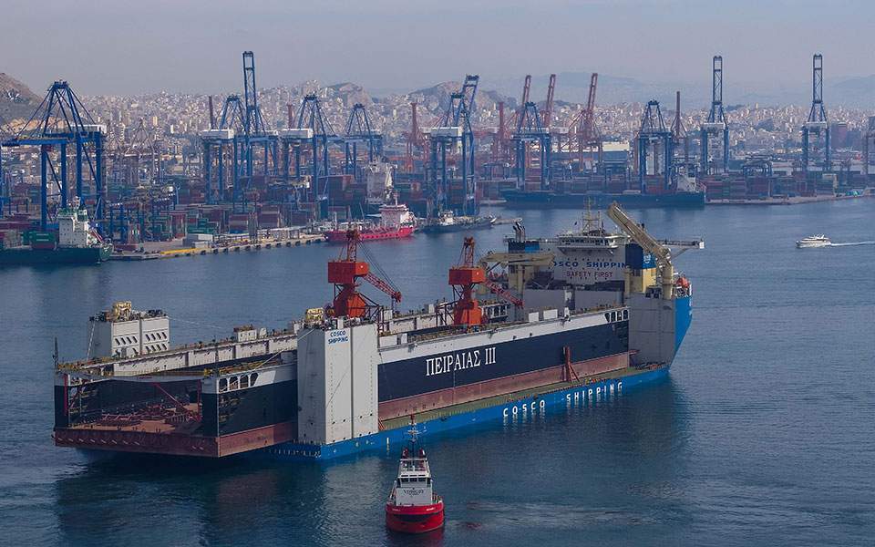 Πειραιάς: Μείωση 15% στη διακίνηση εμπορευμάτων