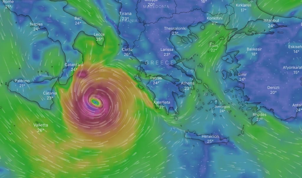Κακοκαιρία Ιανός: Τρομάζουν οι προβλέψεις - Ποιες περιοχές θα χτυπηθούν;