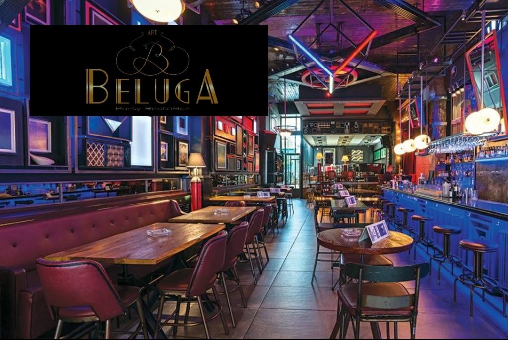 BELUGA: &Tau;&omicron; &iota;&delta;&alpha;&nu;&iota;&kappa;ό bar-restaurant &sigma;&tau;&eta; &Tau;&rho;&omicron;ύ&mu;&pi;&alpha;!